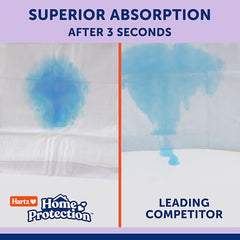 Hartz lavender pad 6-layer construction detail highlights superior absorption for multiple uses