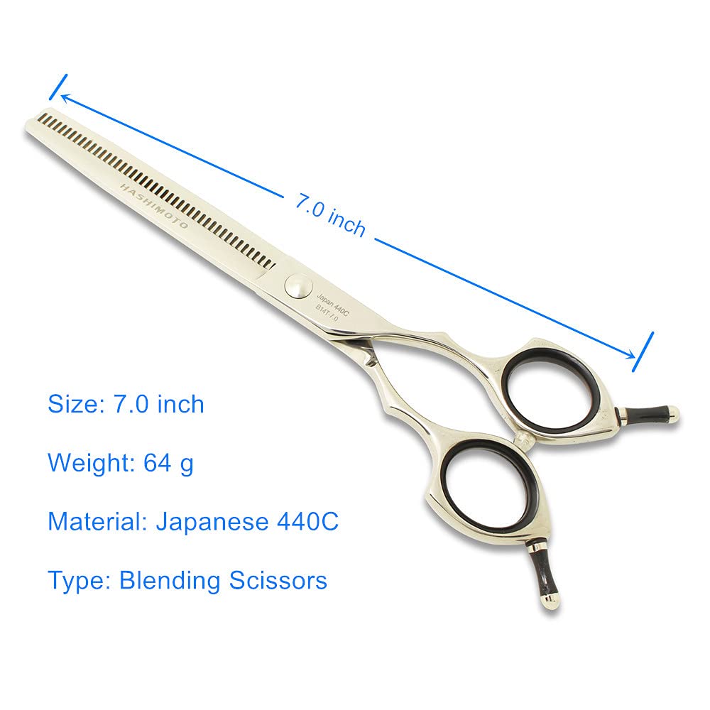 HASHIMOTO 440C stainless steel blades stay sharp for reliable grooming performance.