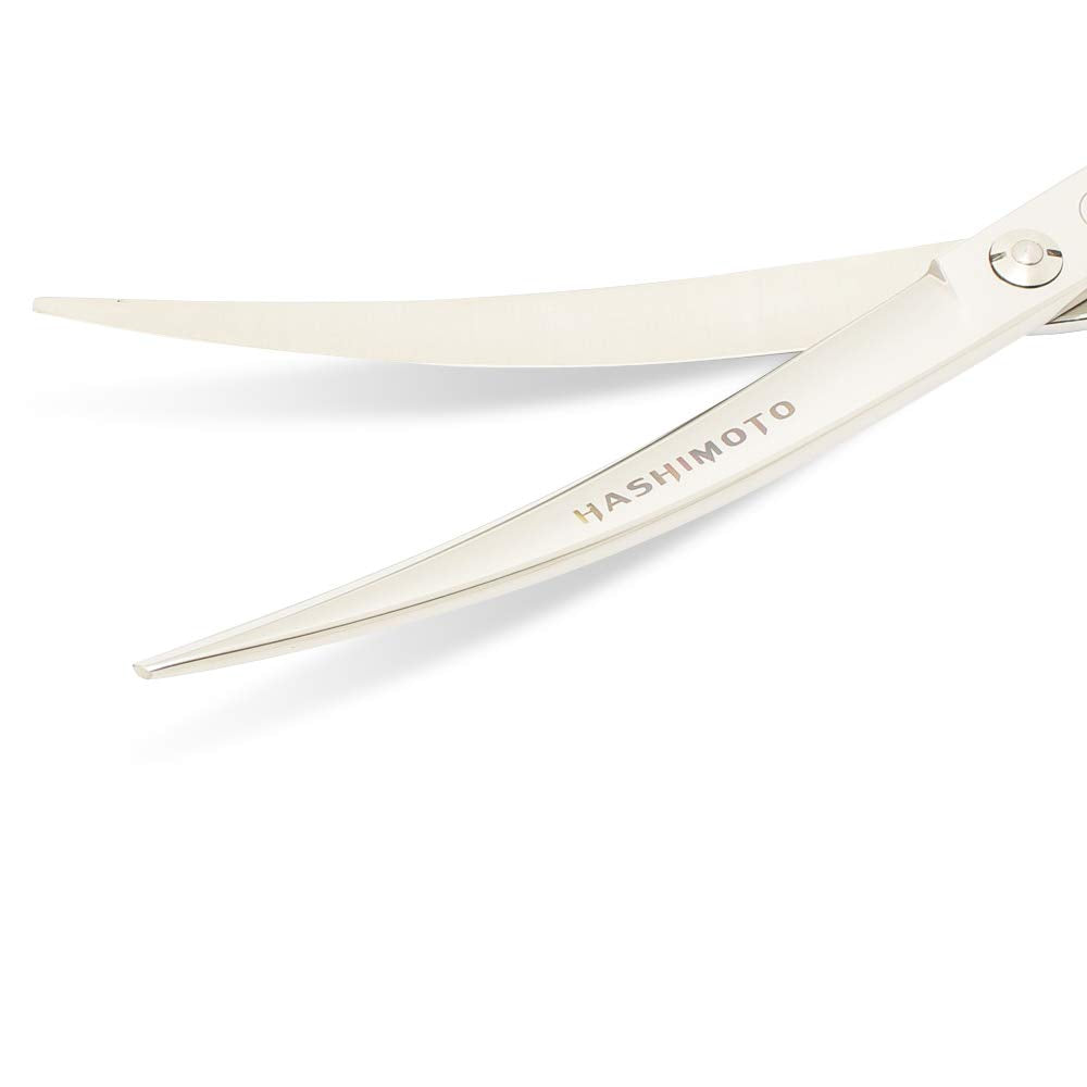 HASHIMOTO dog grooming scissors light-weight grip supports comfortable, steady handling.