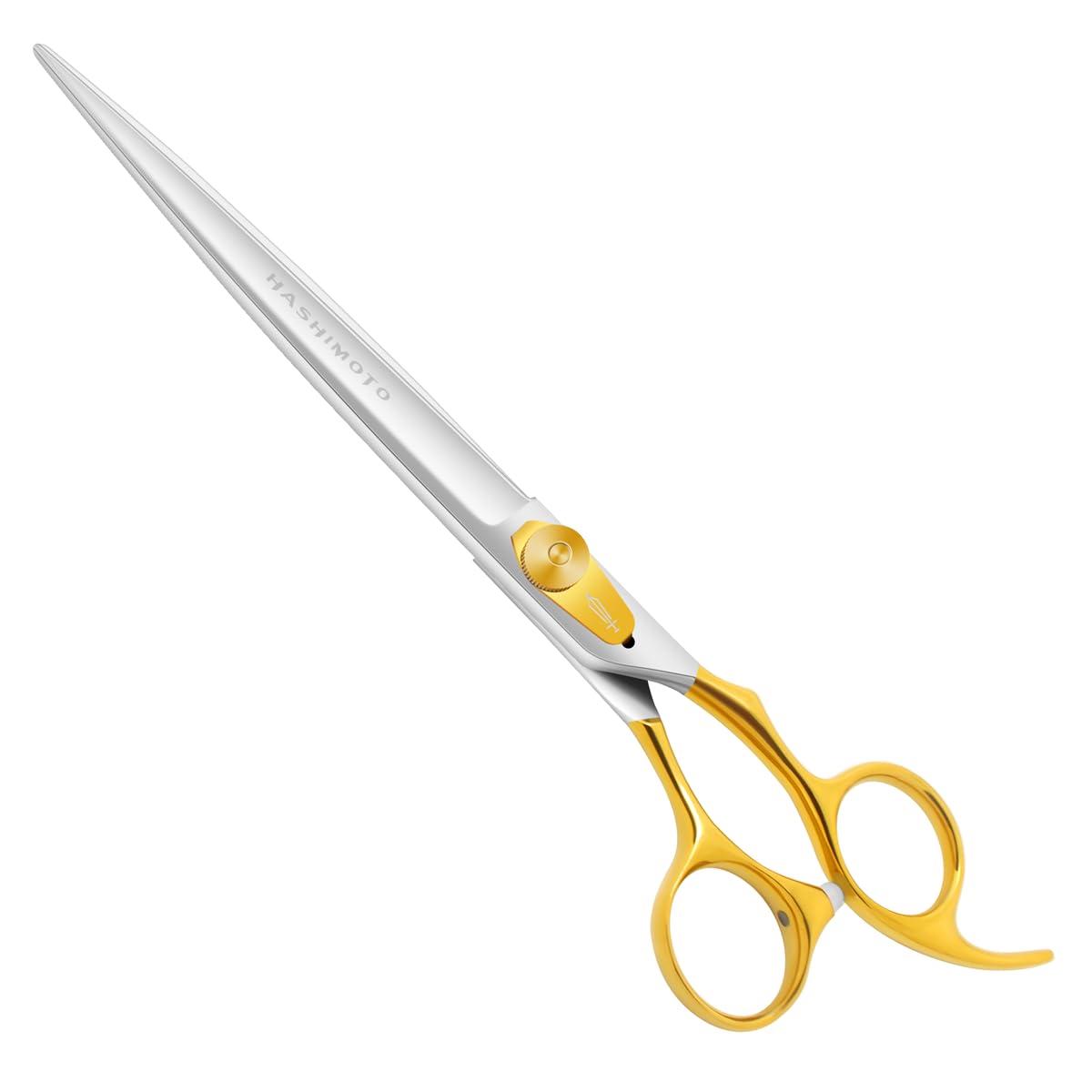Hashimoto dog scissors 8in straight blade for precise trims at home or salon