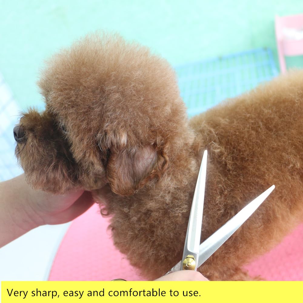 Hashimoto lightweight balanced 8in dog scissors designed for large breeds
