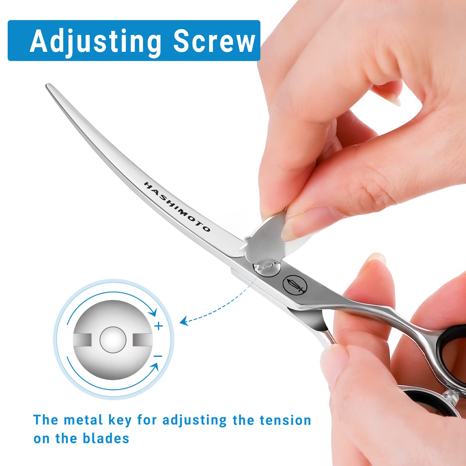 HASHIMOTO symmetrical crane-handle design provides balanced grip during trims.
