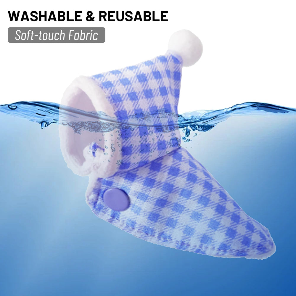 HASSLICKIT secure-buckle blue-costume ensures bird stays put.