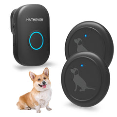 Hathever dog door bell receiver front view shows reliable wireless alerts for eager pets
