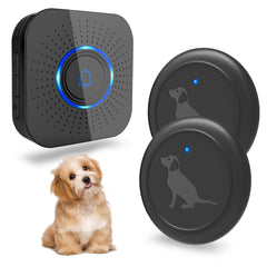 Hathever dog door bell receiver plugged into outlet for easy setup