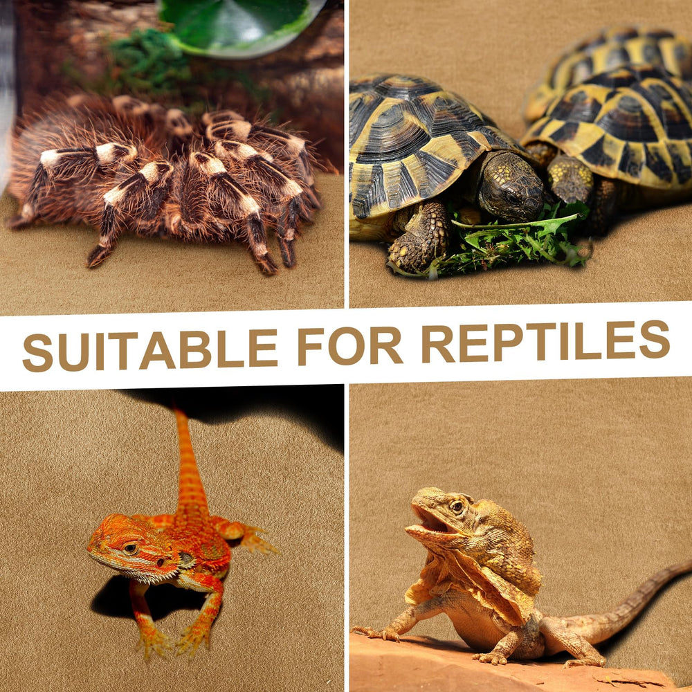 Haull reptile mats measure 0.2 inches thick for soft, cushioned surfaces