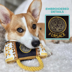 Haute Diggity Dog Fursace Handbag rope handle for tossing and tugging