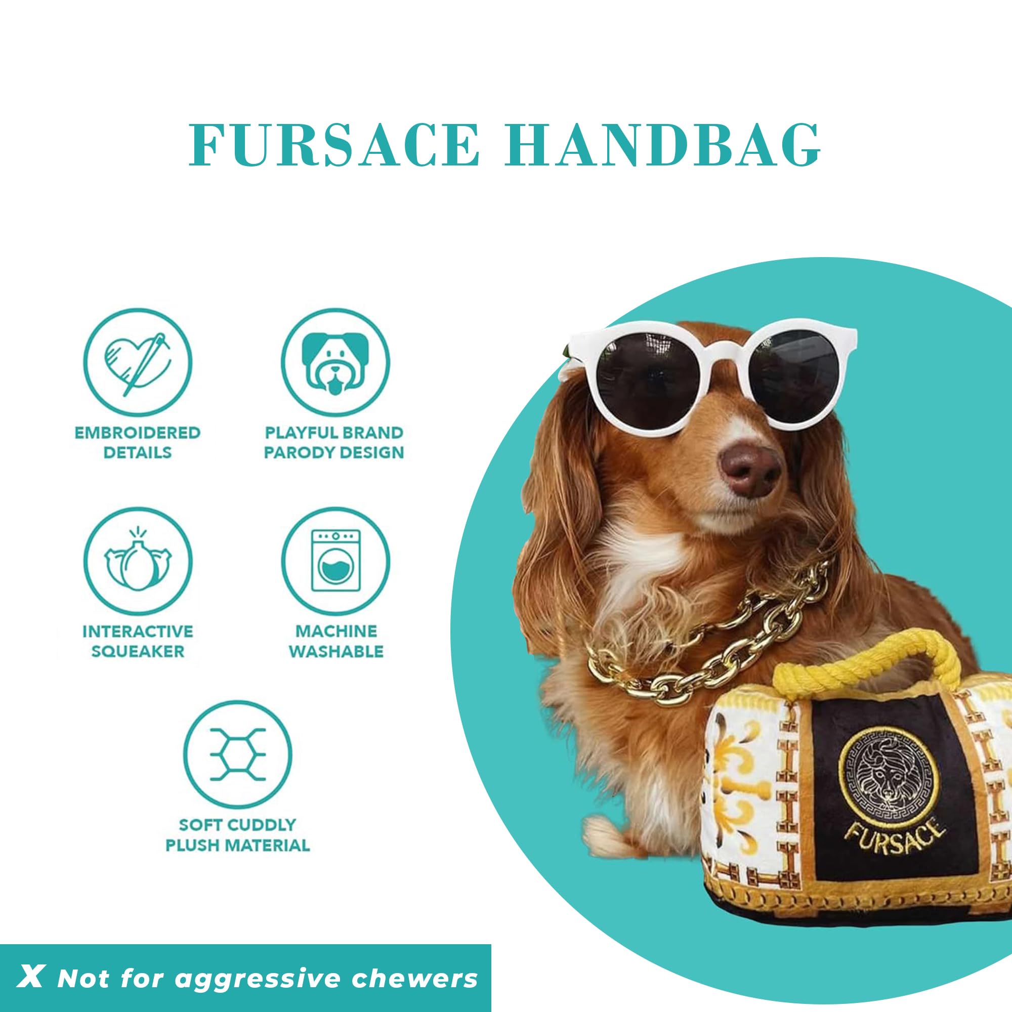 Haute Diggity Dog Fursace Handbag soft plush feel during cuddles