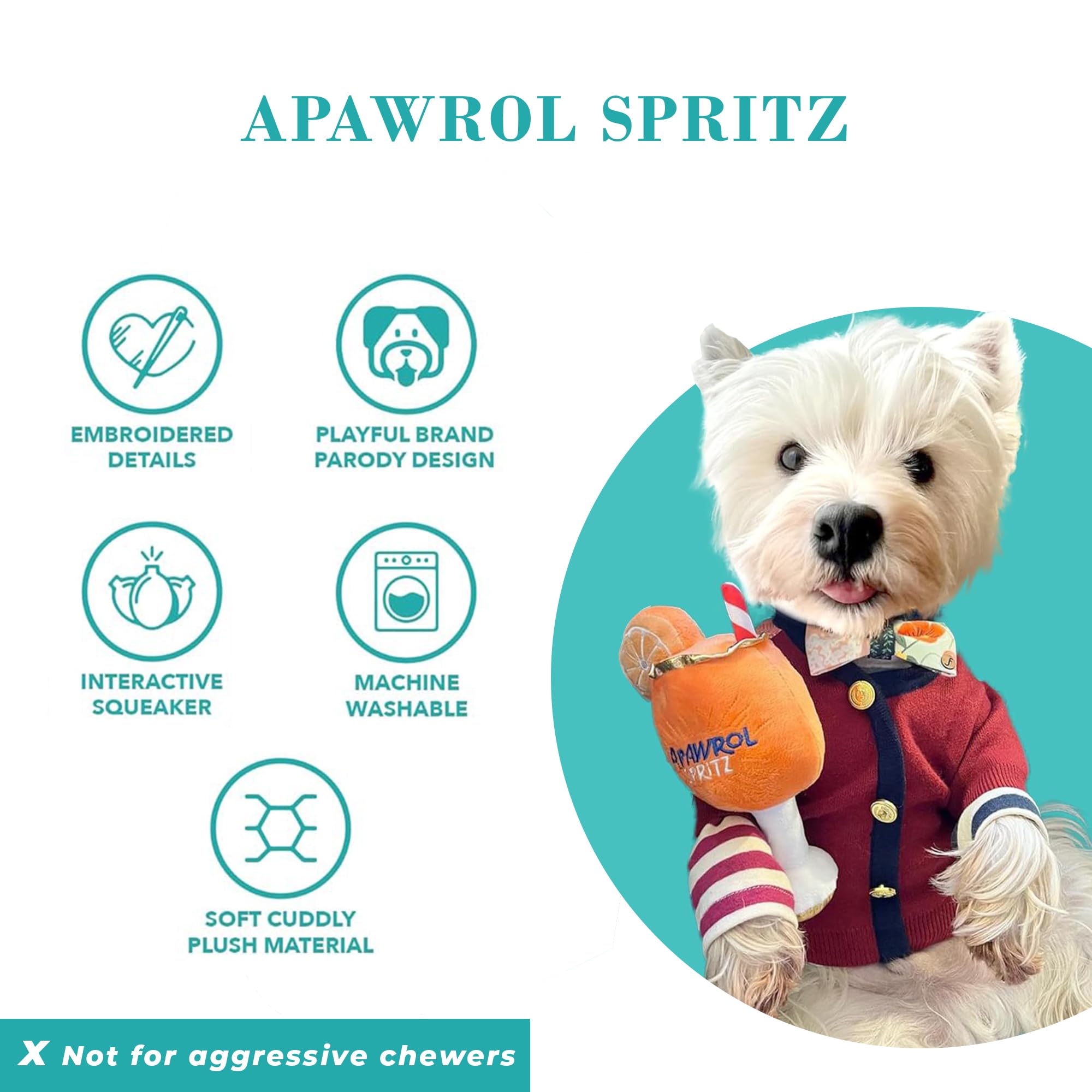 Haute Diggity Dog Apawrol Spritz in hand demonstrates portable, all-breed-friendly design.