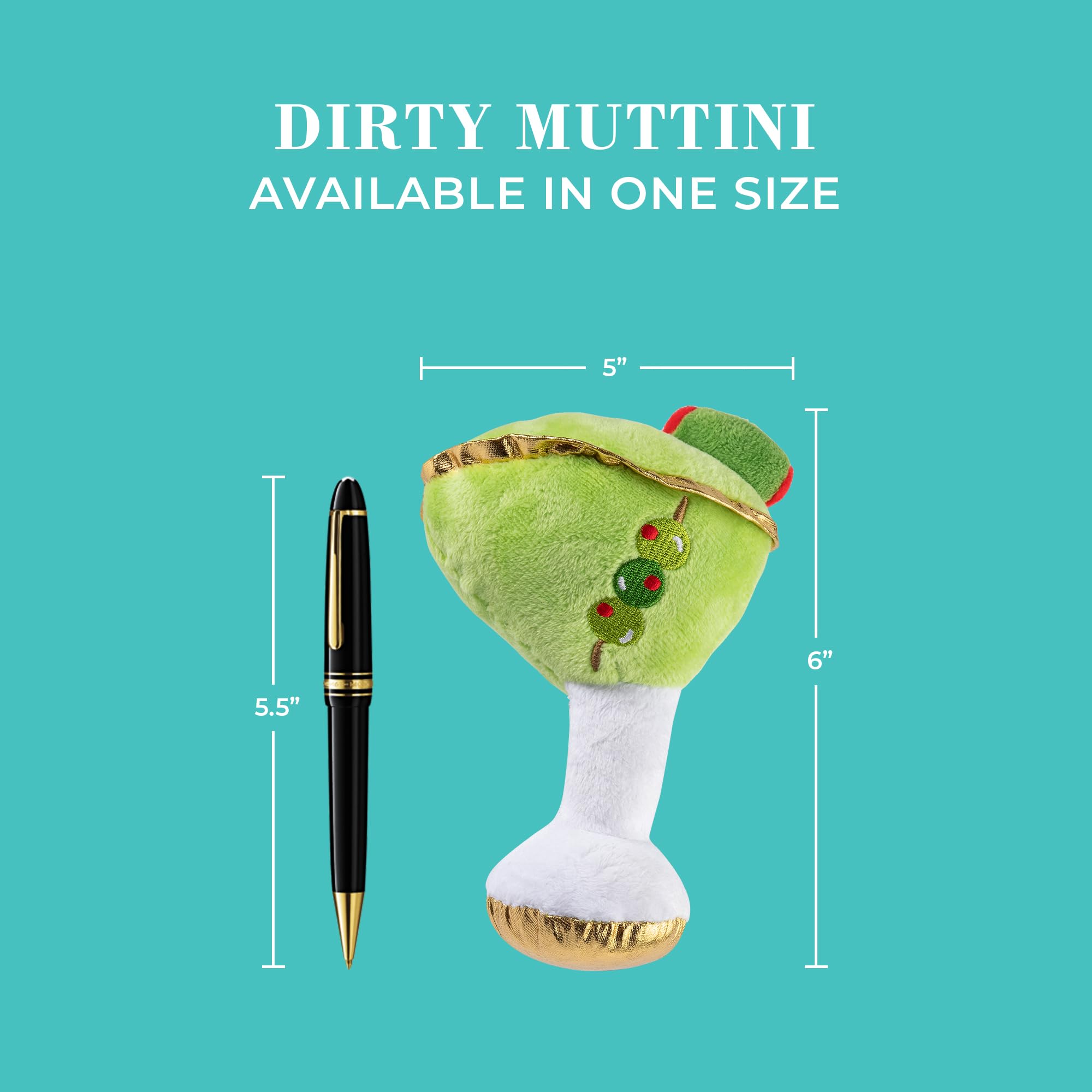 Haute Diggity Dog Dirty Muttini is machine-washable for easy care between adventures.