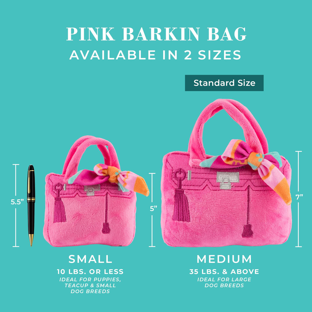 Haute Diggity Dog Barkin Bag with Scarf showing embroidered Chic Doggie detail on the back.