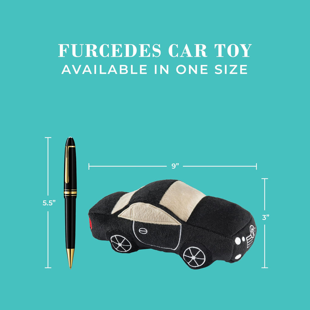 Haute Diggity Dog Furcedes Car Toy one-size info, suitable for all breeds.