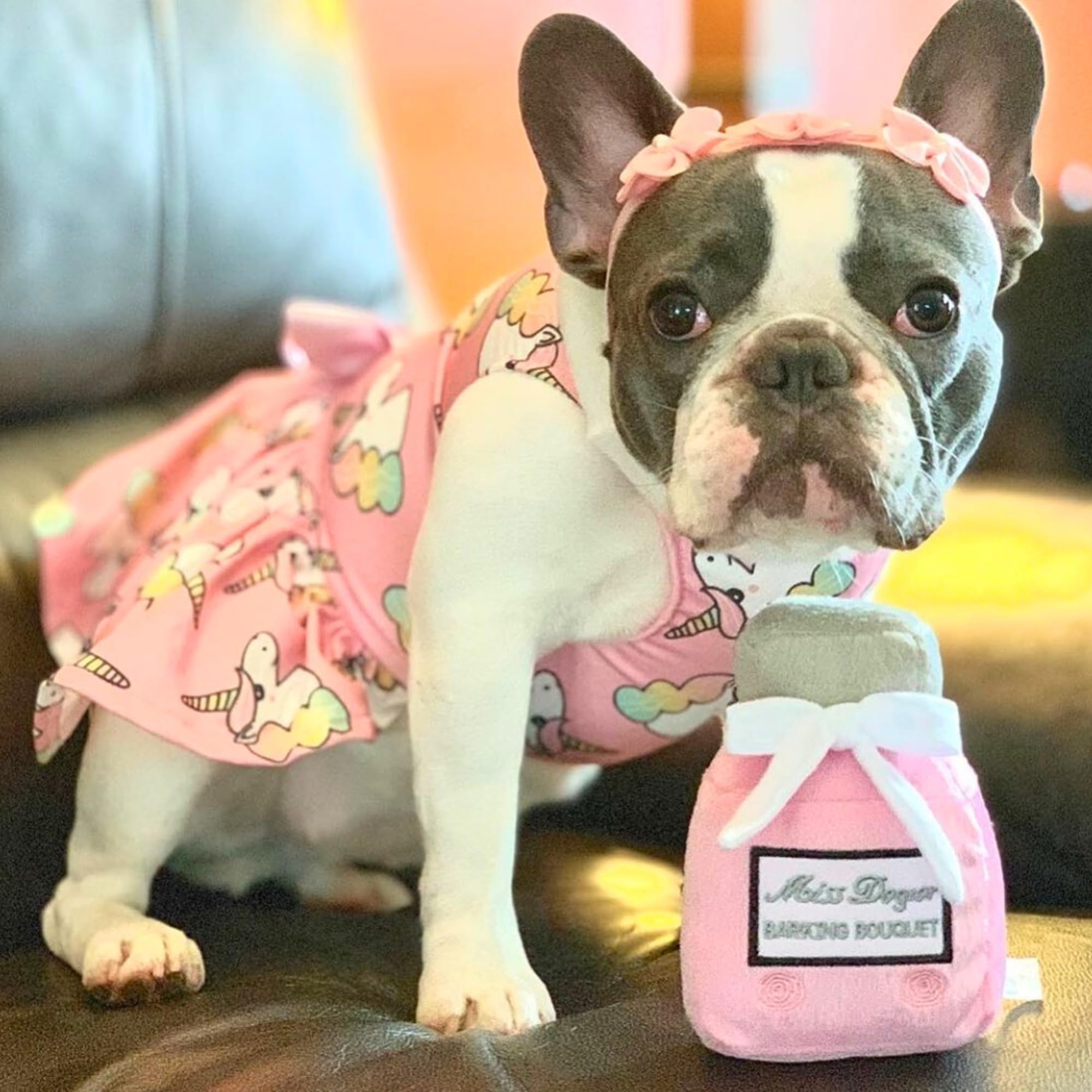 Haute Diggity Dog machine-washable toy for quick cleanups and weekend playtime.