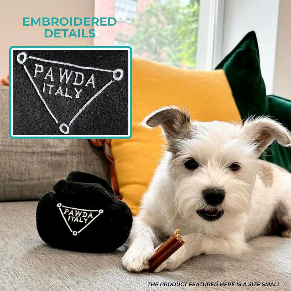 Haute Diggity Dog Pawda Handbag embroidered detail offers chic design with durable stitching for daily use.