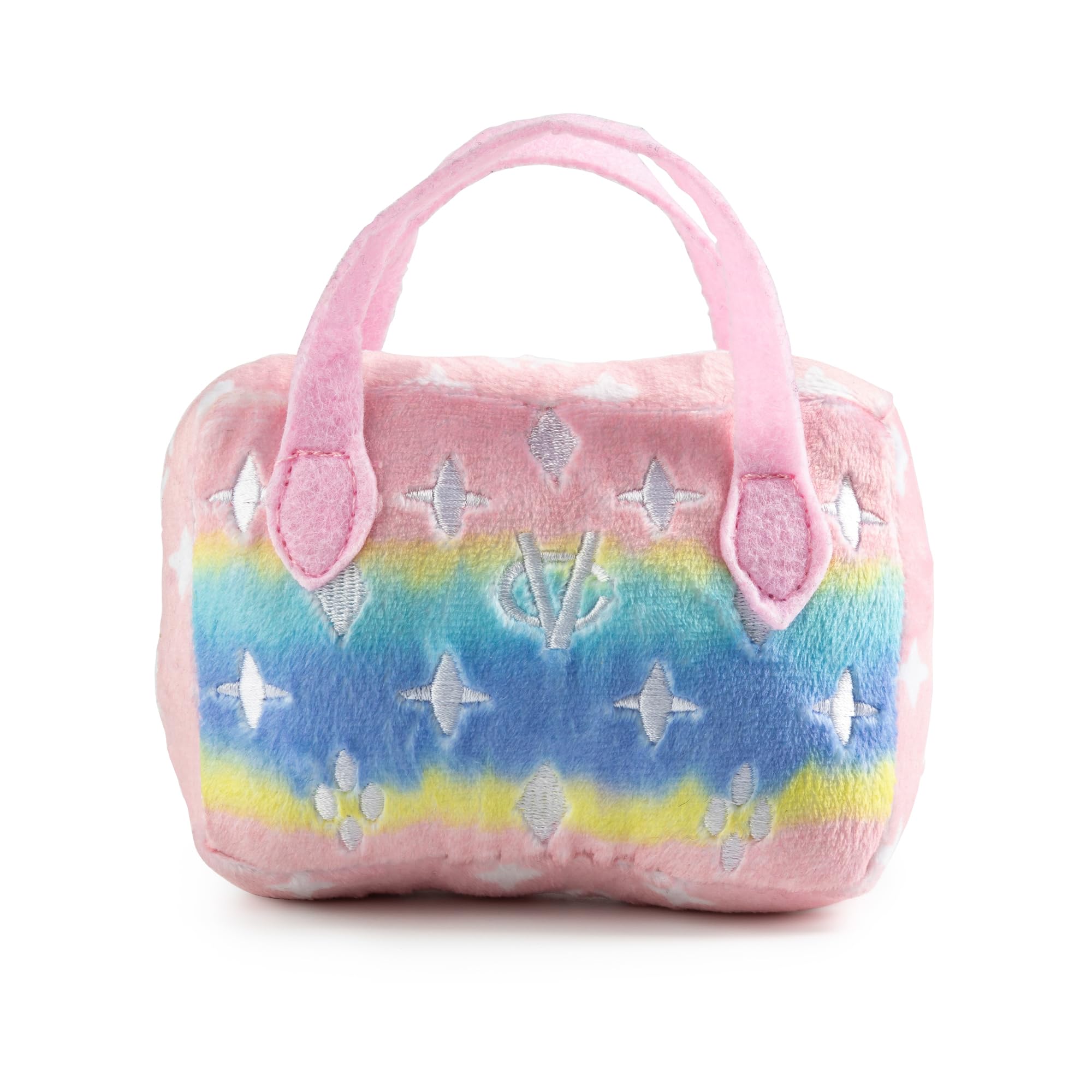 Haute Diggity Dog pink ombre Chewy Vuiton handbag front view to showcase fashion-forward fun