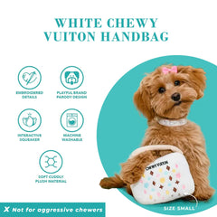 Haute Diggity Dog plush squeaker inside highlights engaging internal squeaker for long-lasting entertainment.