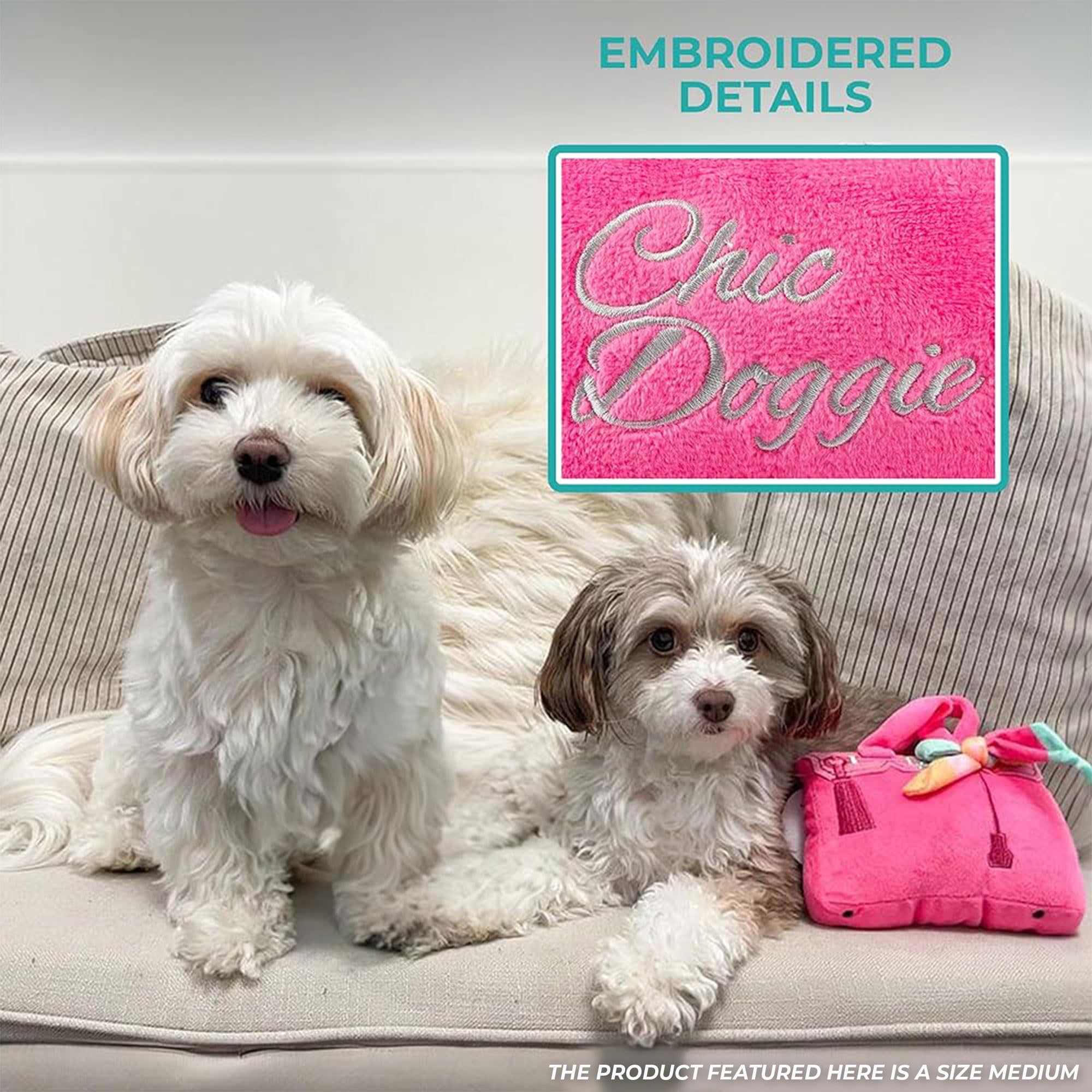 Haute Diggity Dog soft durable plush material designed for repeated use and cuddling.