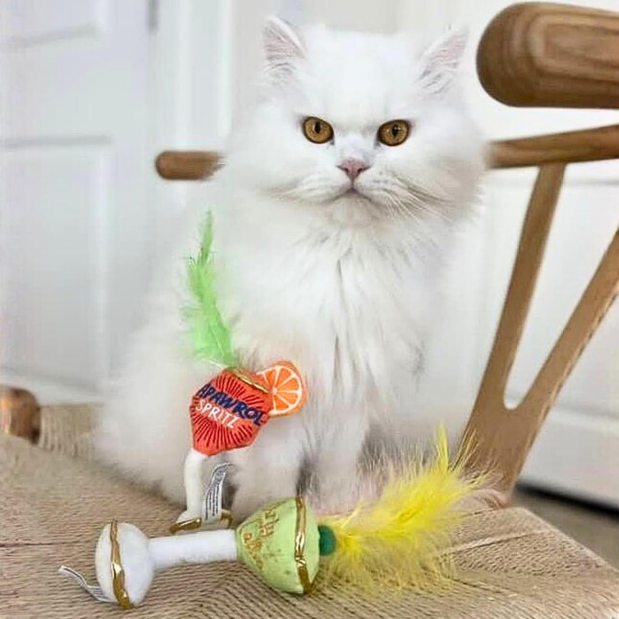 Haute Diggity Kitty organic-catnip-filled-toy provides aromatic thrills and paws-on fun.