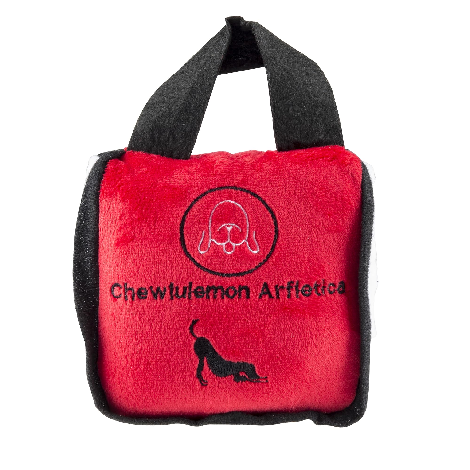 Haute Diggity Dog Chewlulemon Tote with hidden squeaker for interactive play.