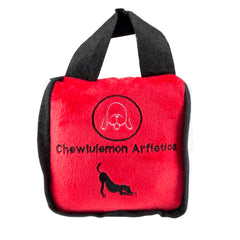 Haute Diggity Dog Chewlulemon Tote with hidden squeaker for interactive play.