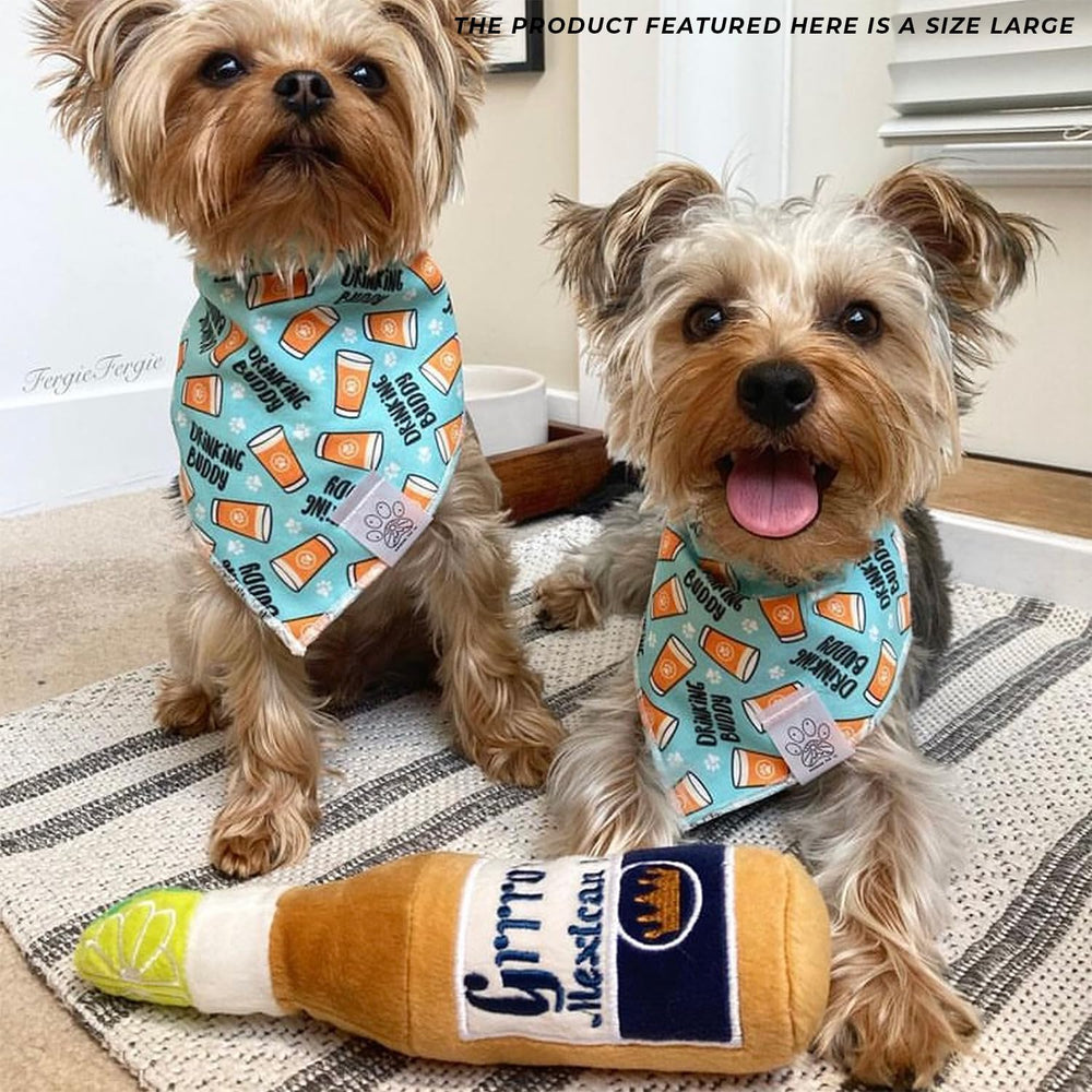 Haute Diggity Dog Grrrona Beer Bottle Toy colorful design stands out