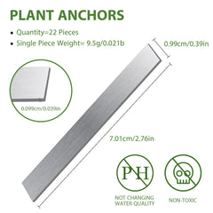 HAVANSIDY aquarium weights wrapped around stem for flexible fitting