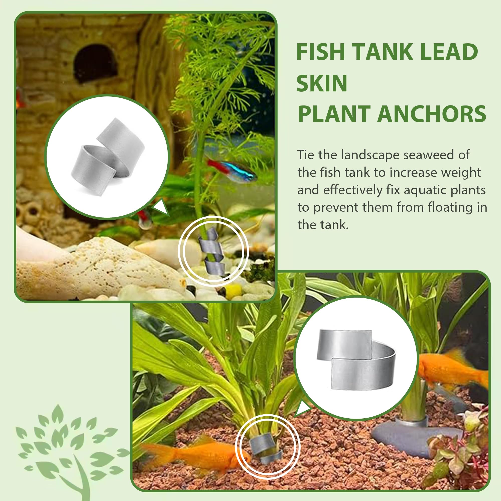 HAVANSIDY metal weights are rust-free and aquarium-safe