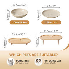 Havniva whisker-friendly dish edges reduce whisker contact during meals.
