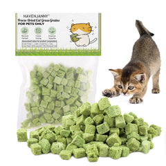 HavenJanny Bastones de hierba para gatos de 60 g para masticar tras la comida