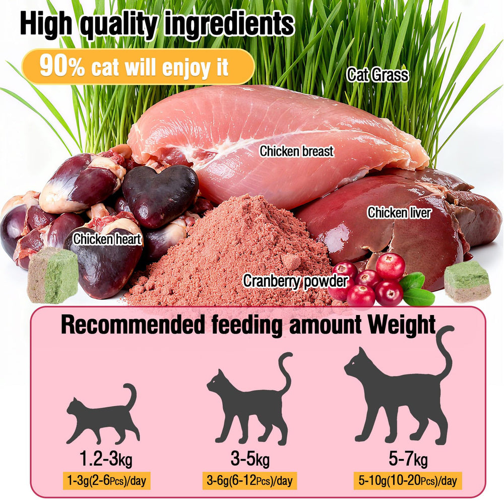 HavenJanny catgrass duo bites cranberry texture close-up, highlighting dual flavor and urinary health support.