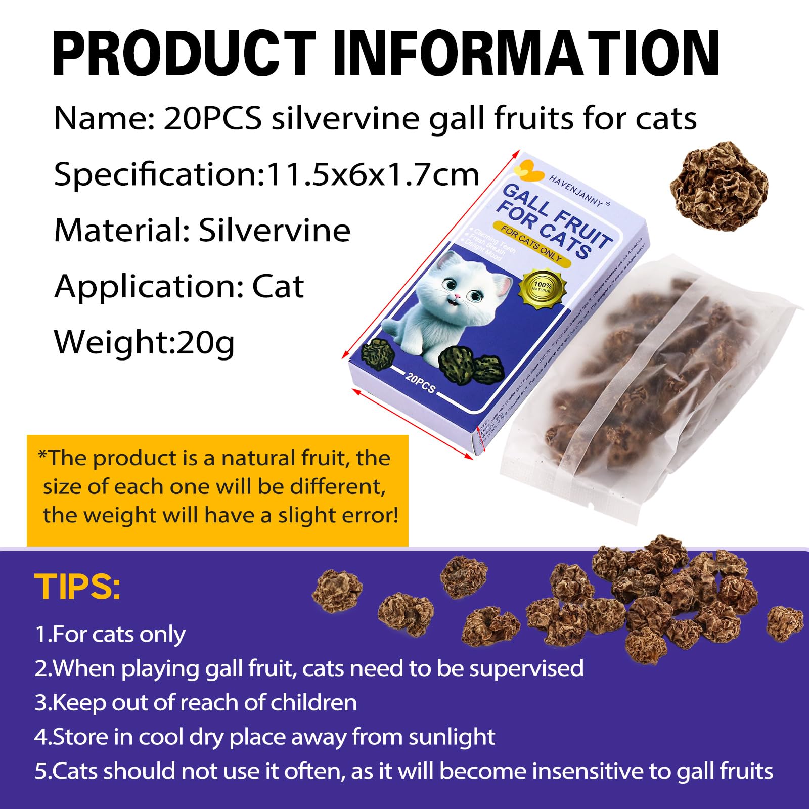 HavenJanny Silvervine Gall Fruit daily-use concept promoting vitality and oral interest