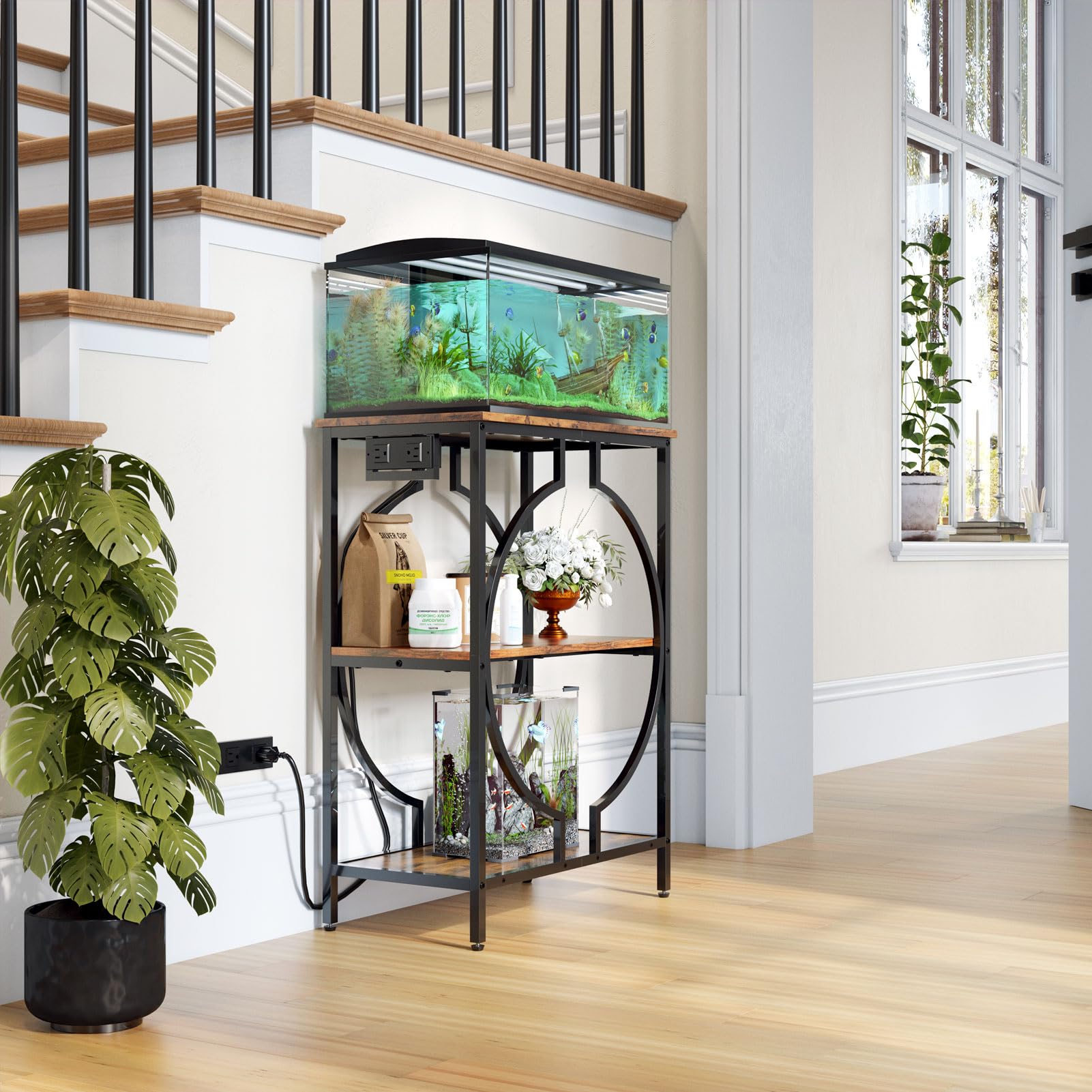HavenlyYouth 21.3x11.8x29 stand with a compact footprint and strong load capacity.