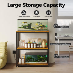 HavenlyYouth top-platform-28x15-30-inch suitable for 10–29 gallon tanks.