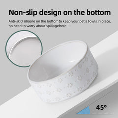 Havniva bowls hold 41 oz water or about five cups of food.