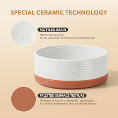 Havniva ceramic glaze finish enables easy cleaning and durability.