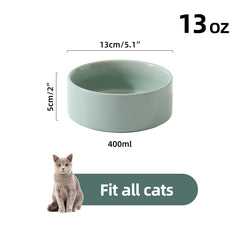 Havniva cat bowls close-up showing dishwasher-safe ceramic and easy cleaning.