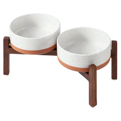 Havniva ceramic dog bowls 7.3 inches provide ample capacity for meals.