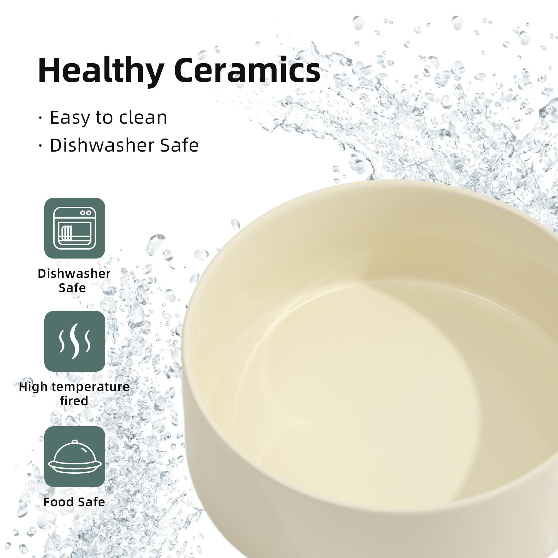Havniva dishwasher-safe ceramic bowls simplify post-meal cleanup.