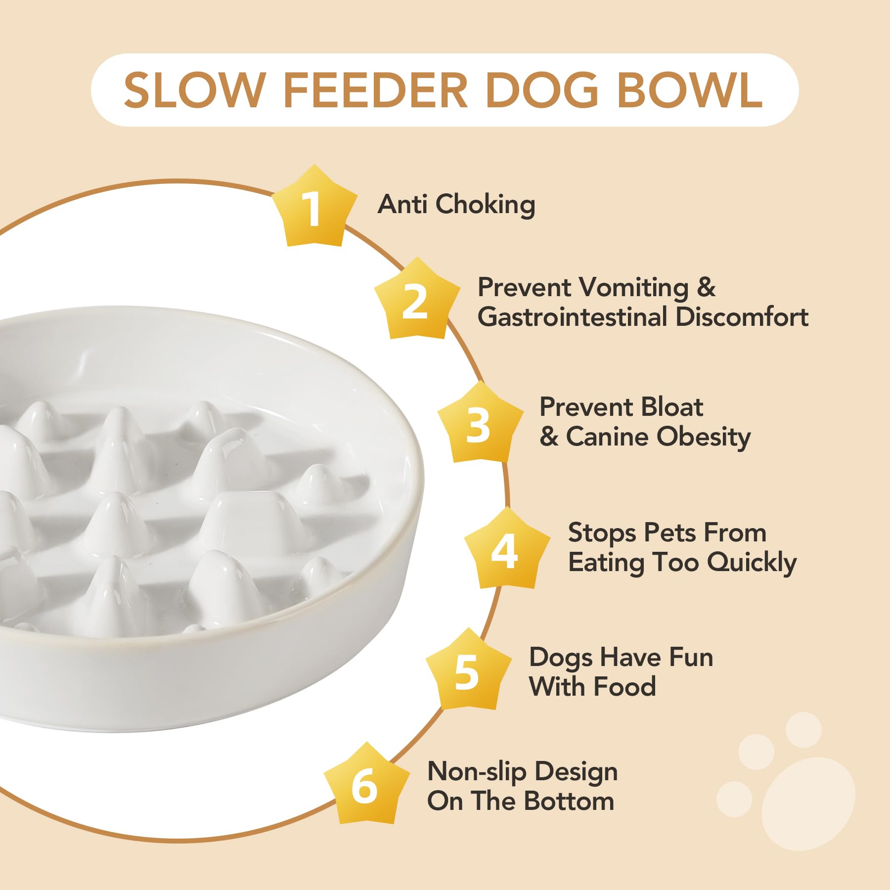 Havniva bowl designed to reduce mess and prevent spills.