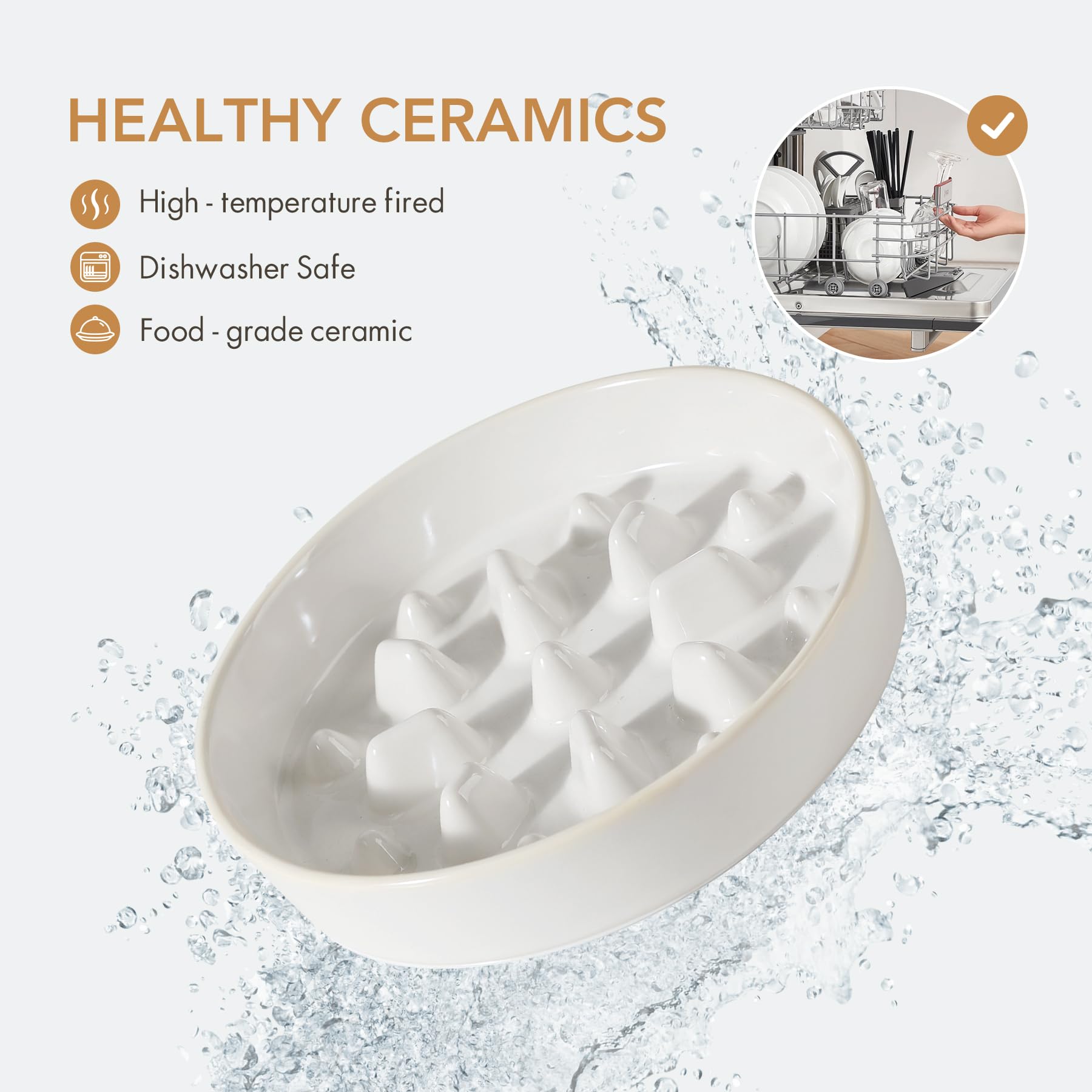 Havniva ceramic with lead-free glaze for safe, long-lasting use.