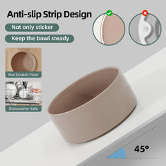 Havniva raised bowl close-up—durable ceramic is lead-free and easy to clean.