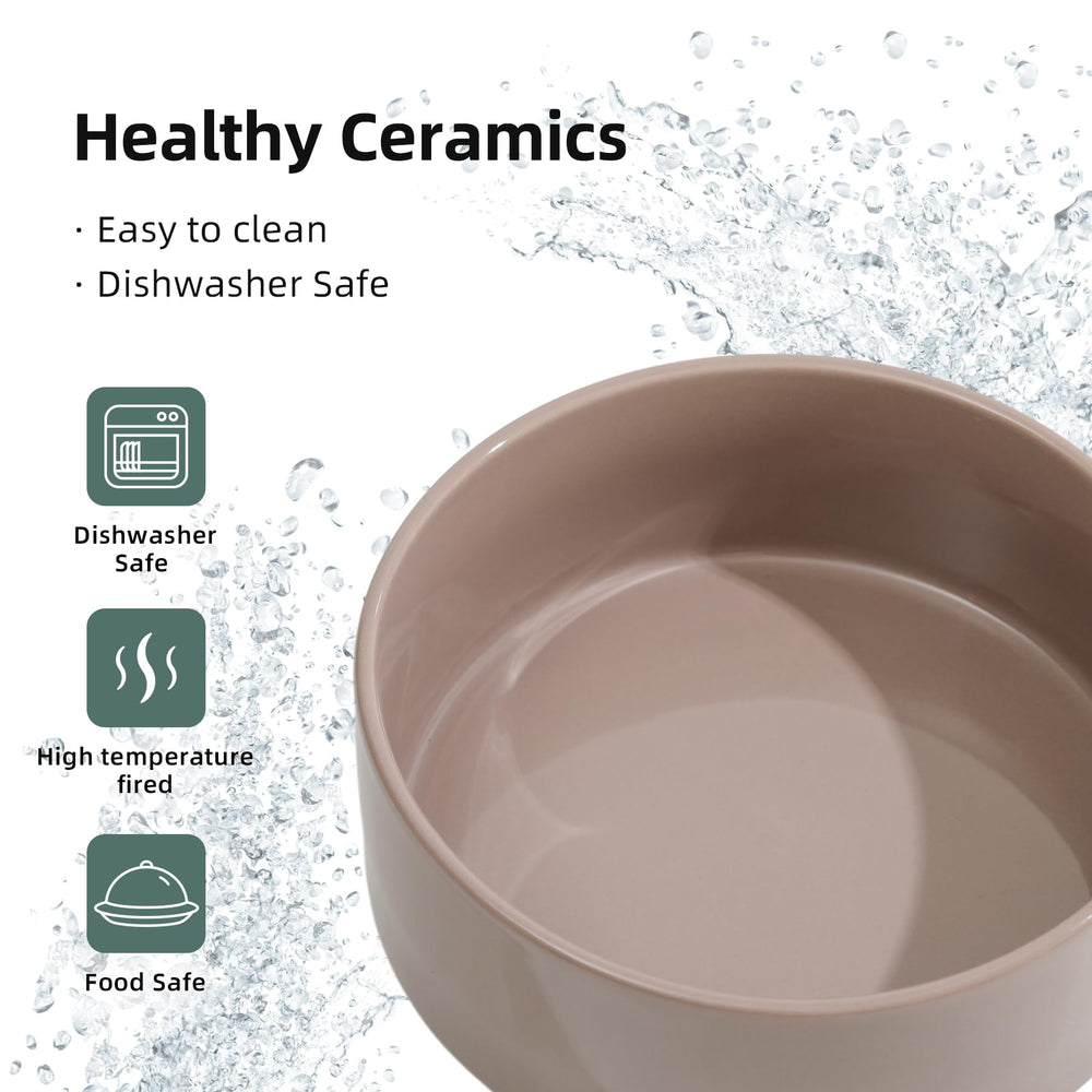 Havniva brown-coffee finish—stylish elevated bowl fits modern homes and kitchens.