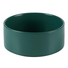 Havniva non-slip 8.2-inch ceramic dog bowl green ideal for large breeds.