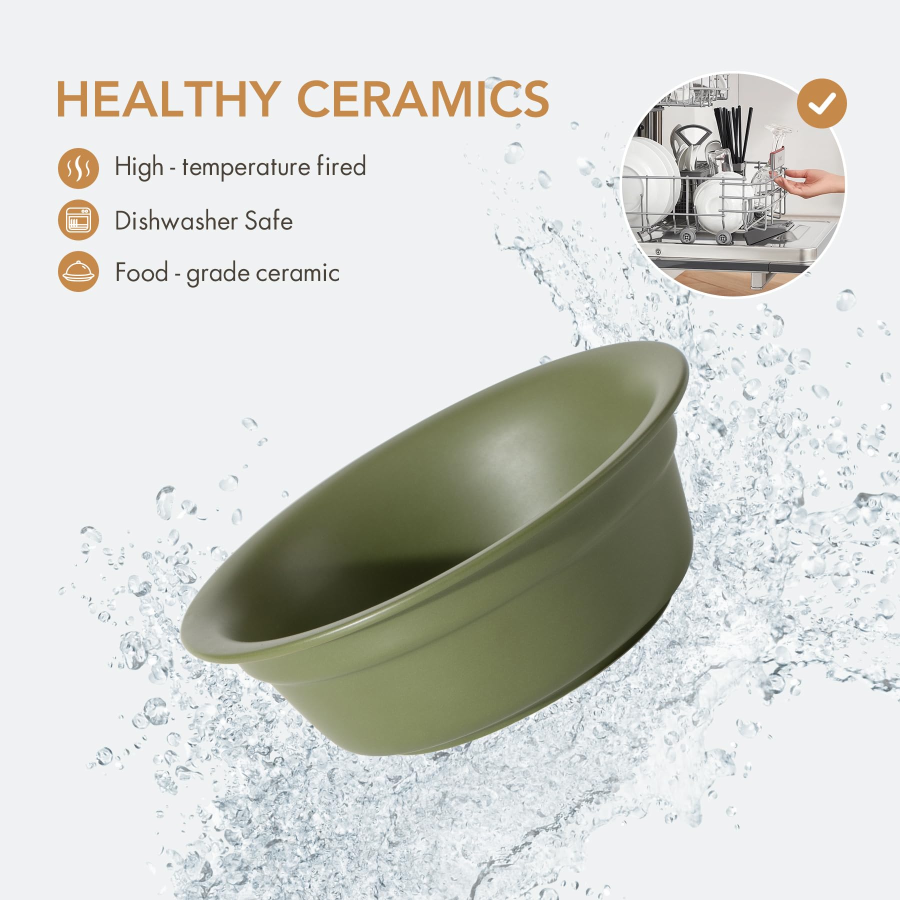 Havniva non-slip stand keeps bowls steady during feeding.