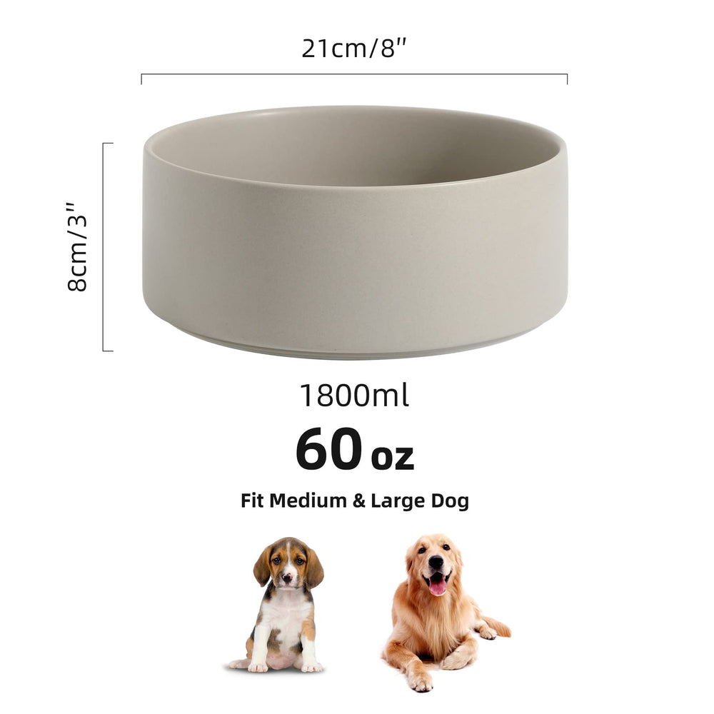 Havniva raised dog bowl with non-slip base to reduce spills