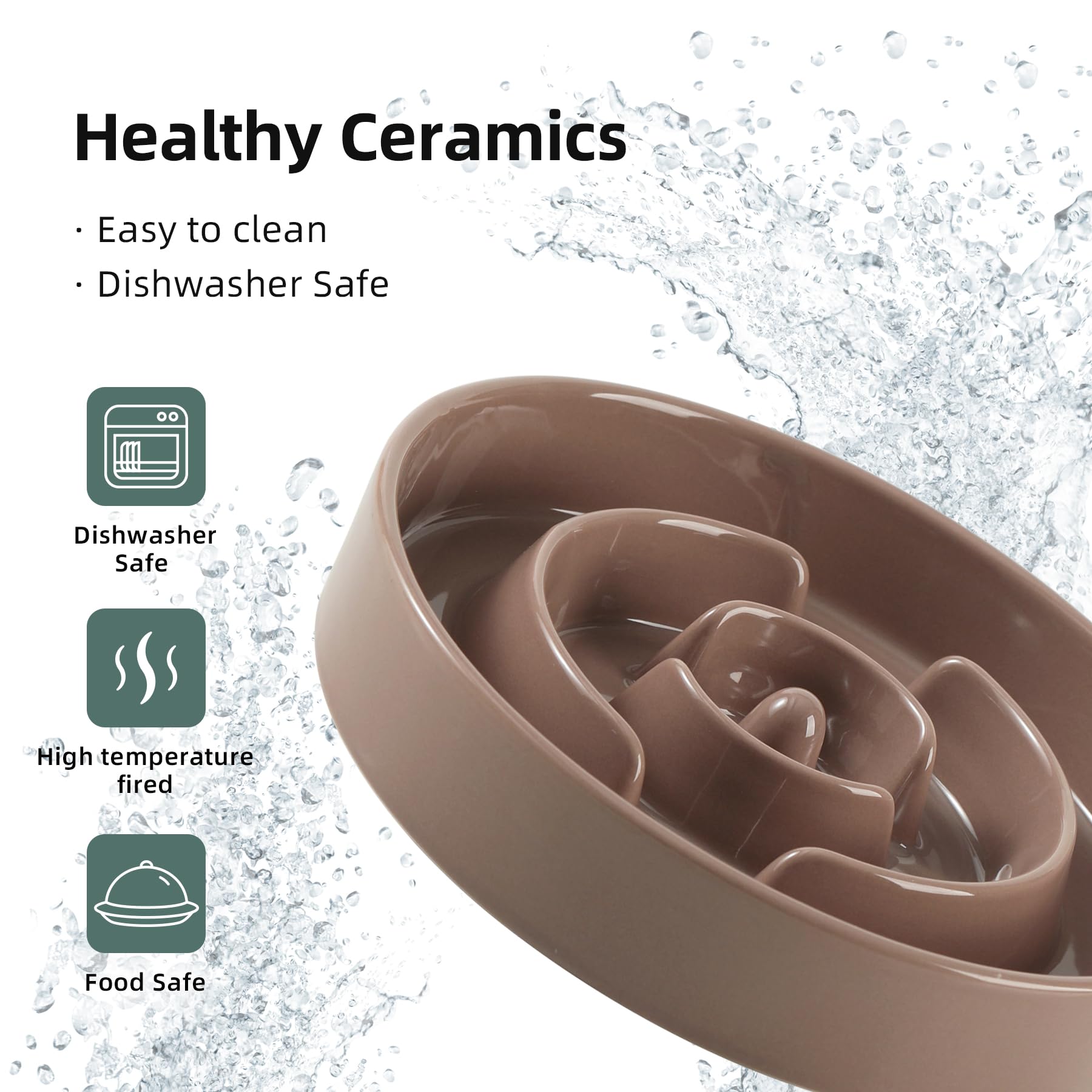 Havniva two brown stands provide versatile elevated feeding setup.