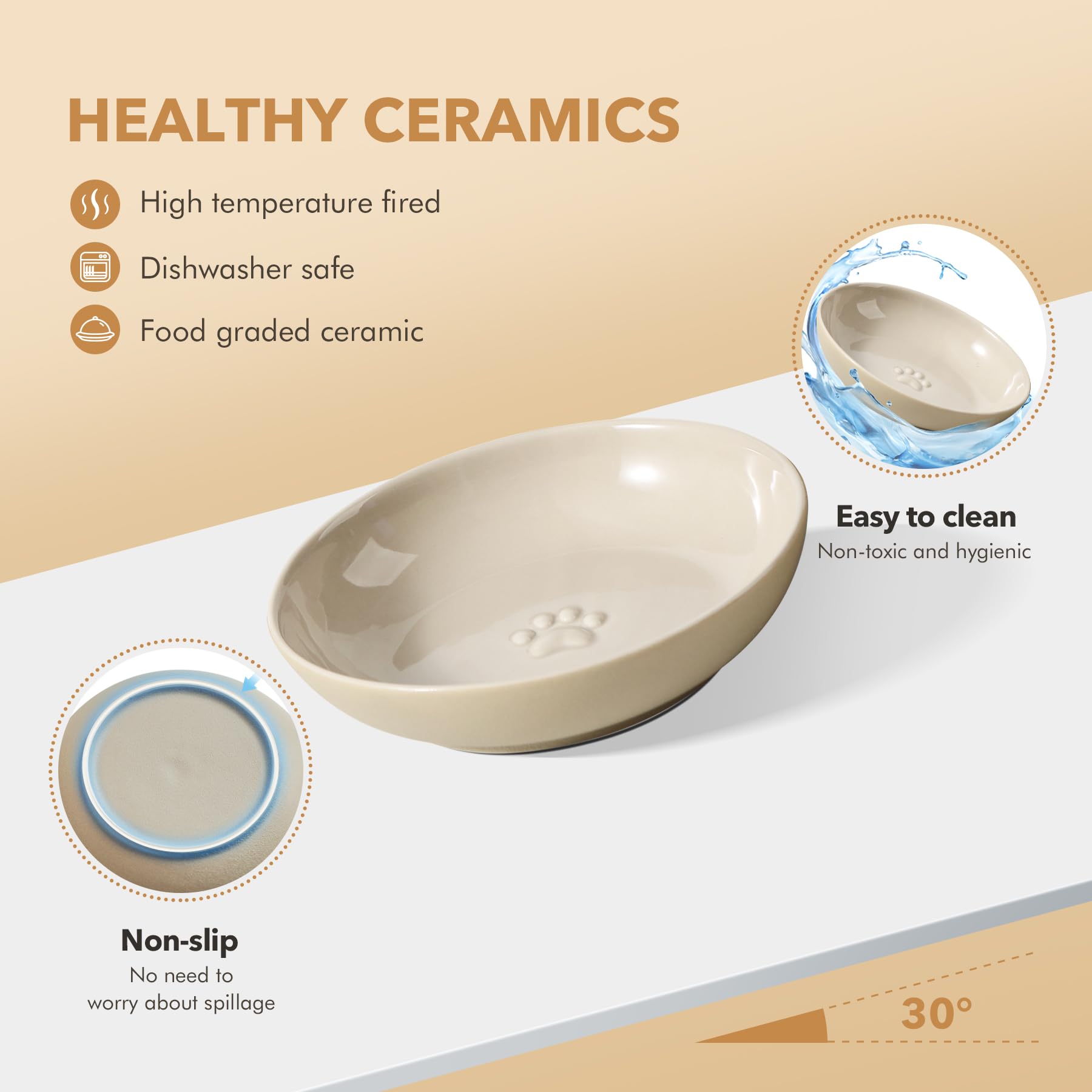 Havniva two-style adjustable stand demonstrating different heights for comfortable feeding