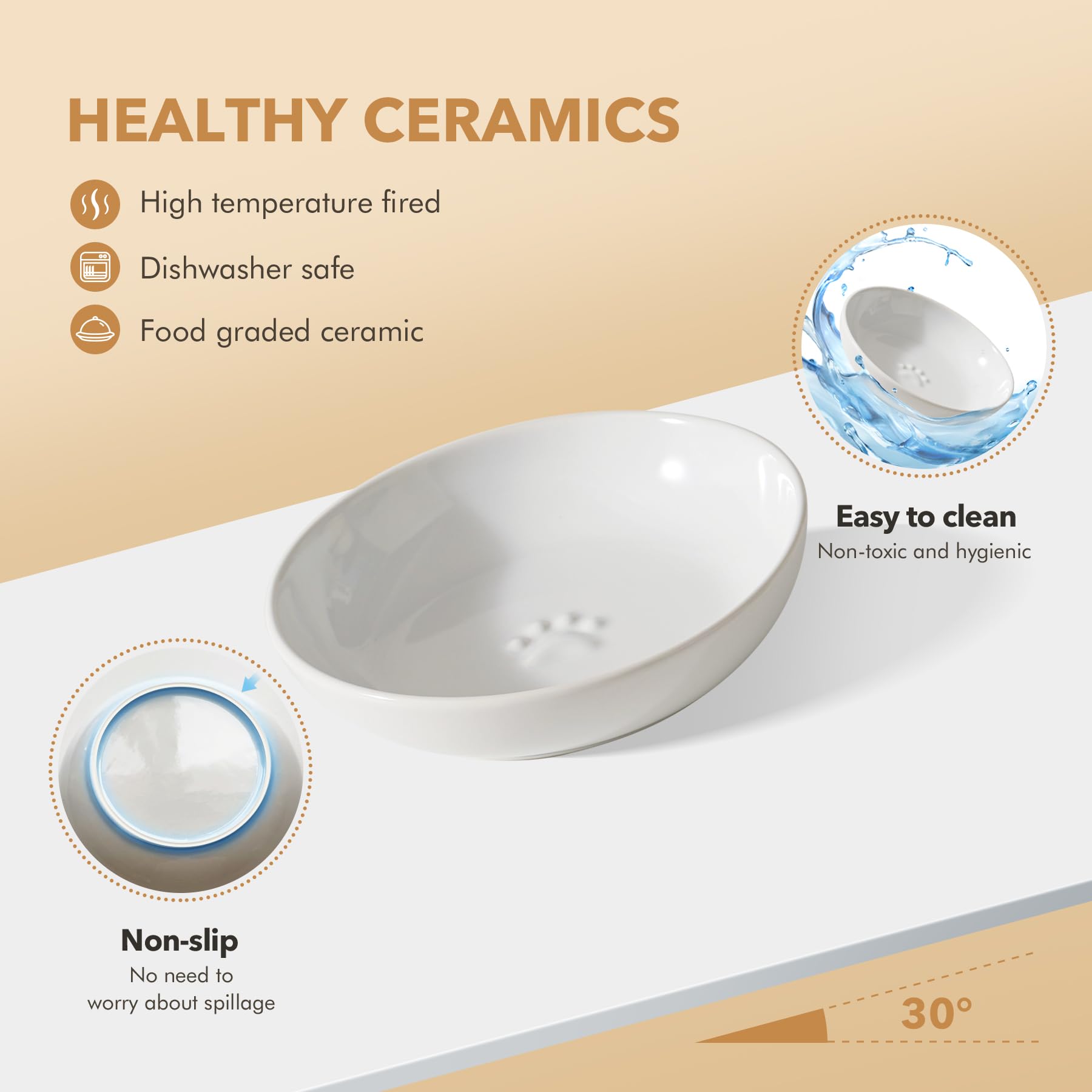 Havniva whisker-friendly bowls reduce whisker contact during meals