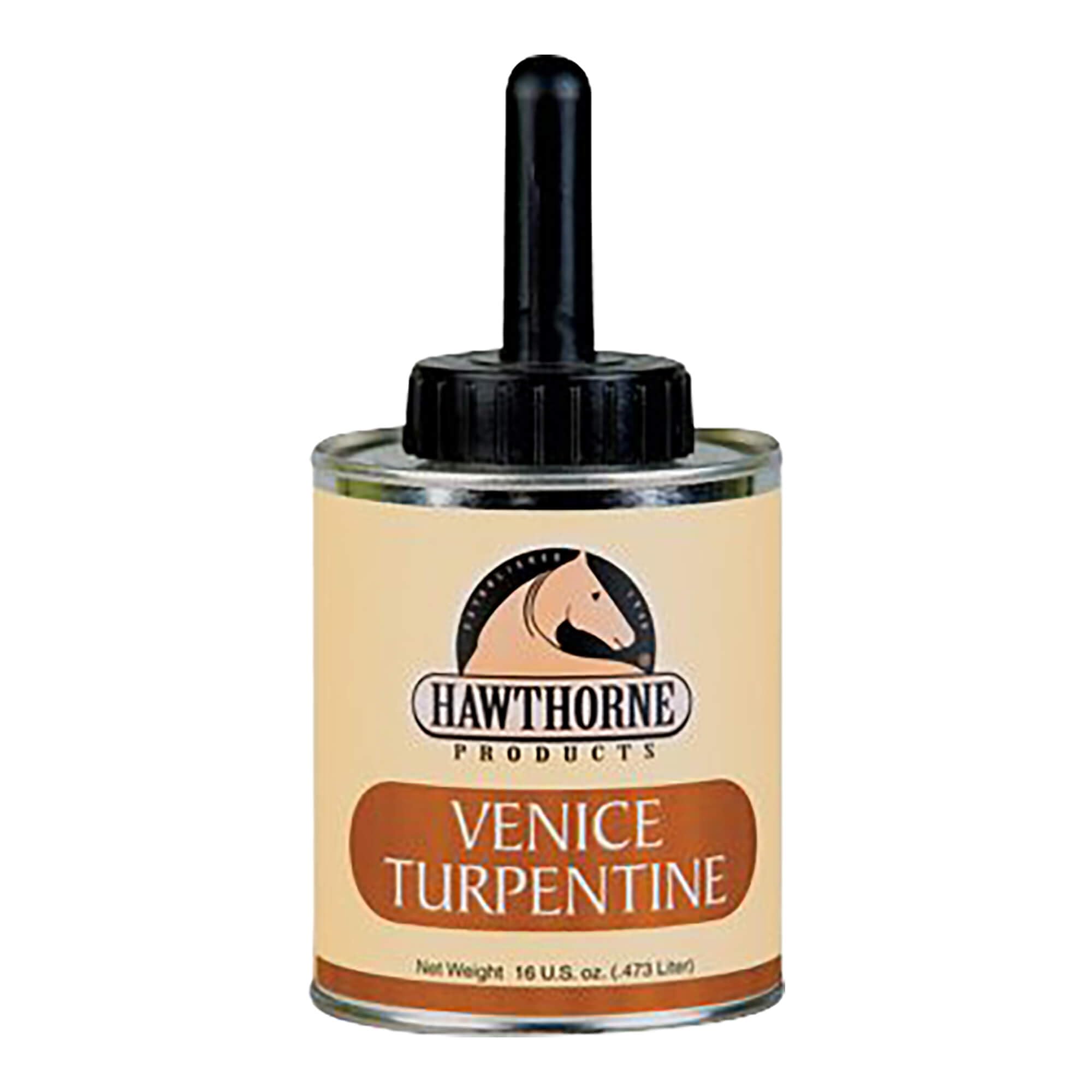Hawthorne Venice Turpentine bottle, 16 oz, suitable for antiseptic-use applications