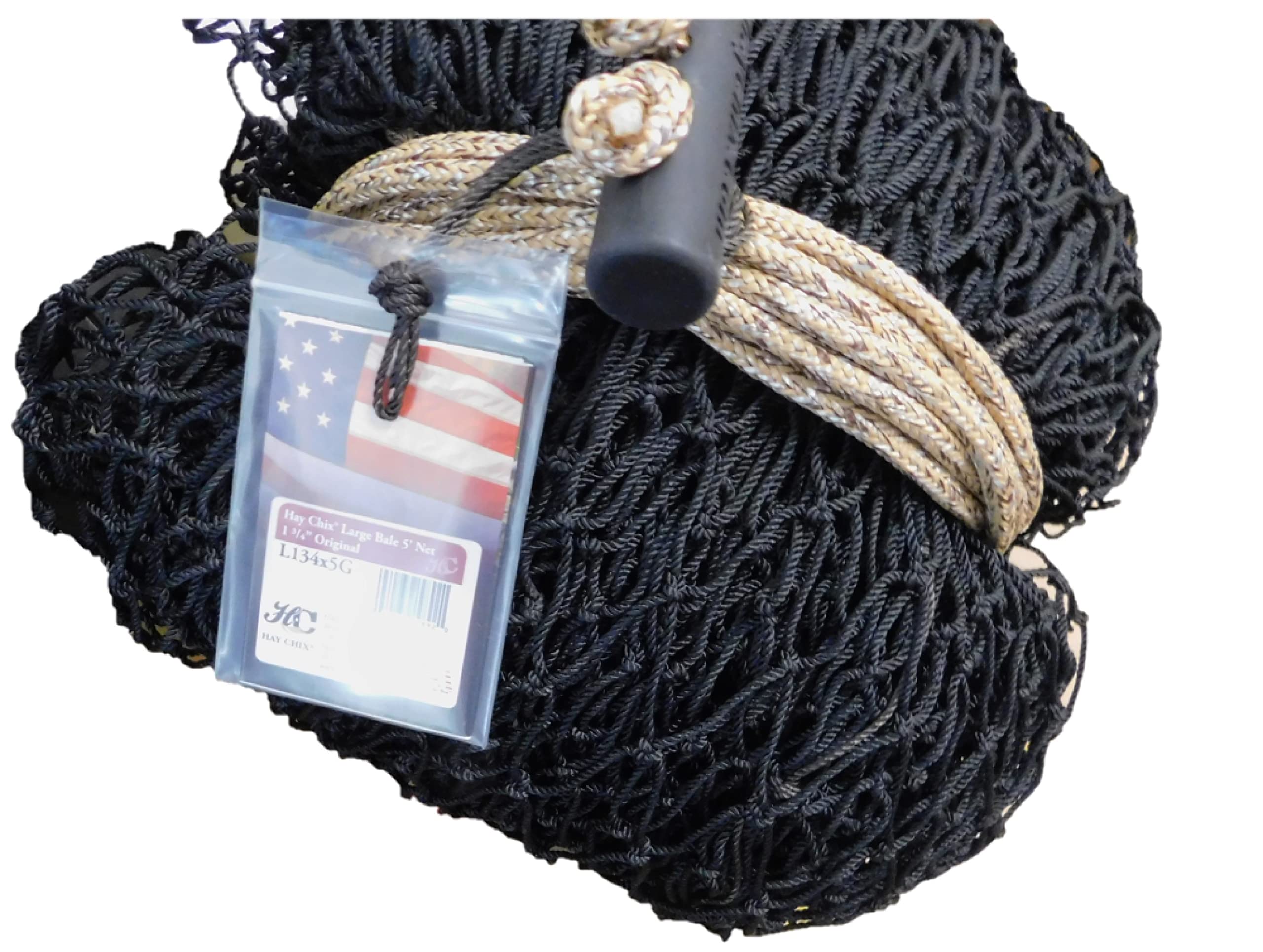 hay chix easy-fill closure system demonstrates quick secure filling.